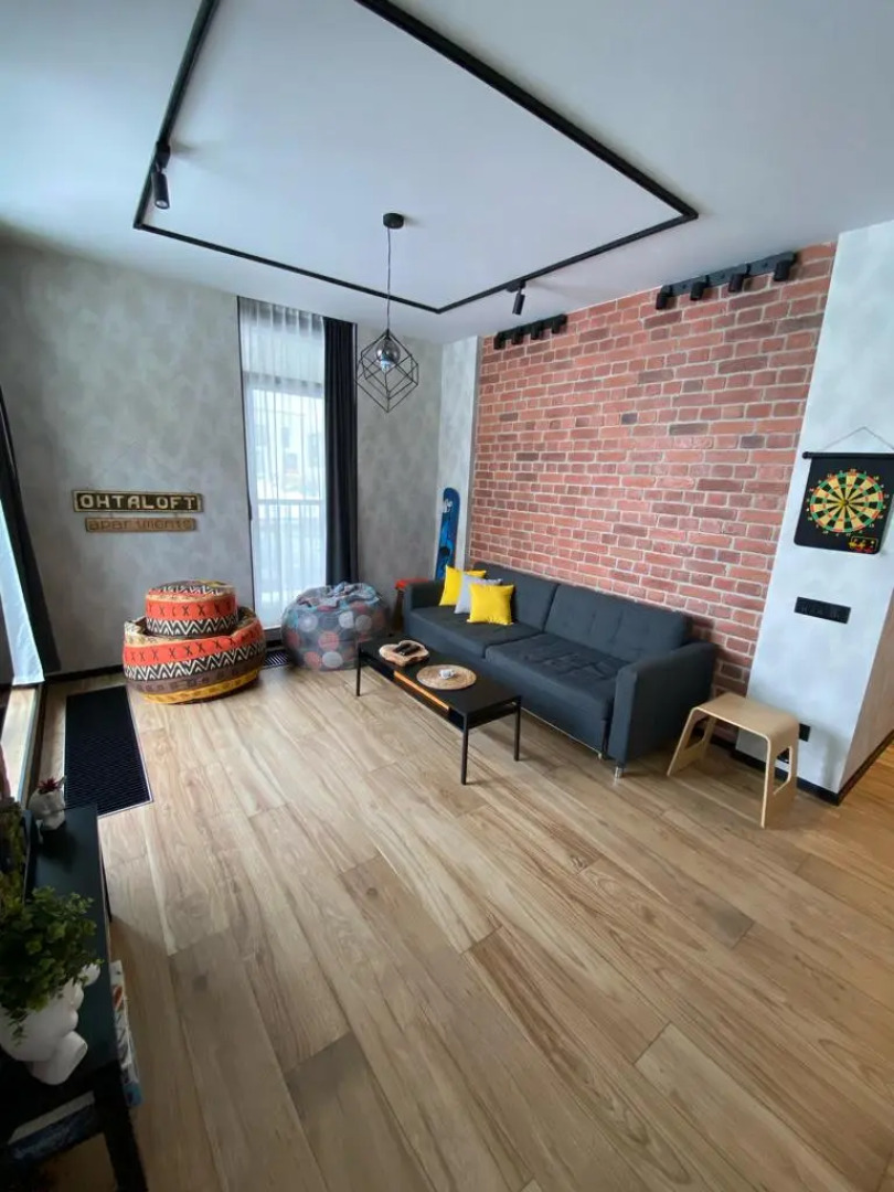 Апартаменты Охта Парк Ohta Loft Apartments с террасой
