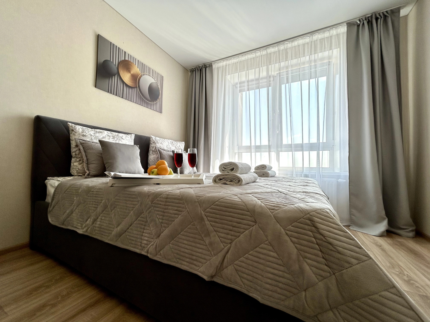 Апартаменты FSF В Географическом Центре с Дистанционным Заездом