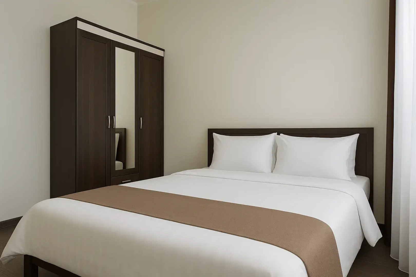 Квартира просторная для 6х гостей с кроваткой и пеленальным столиком для детей и кухонной зоной