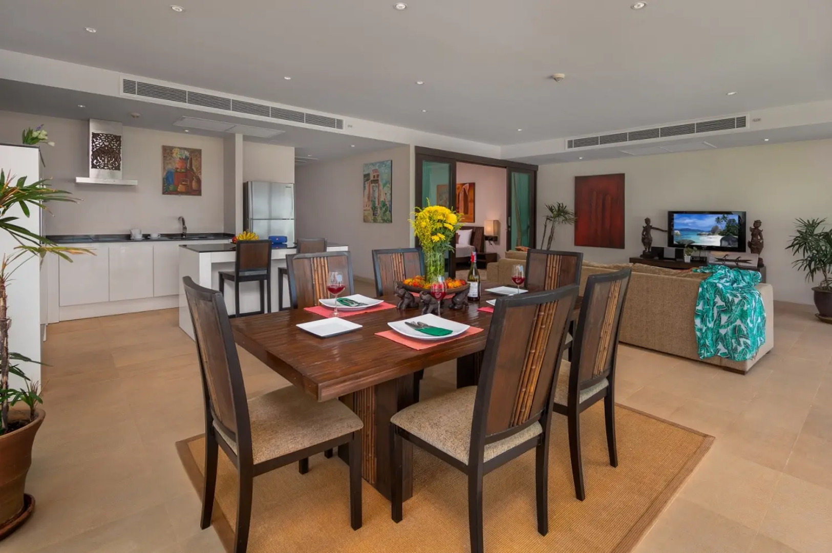 Апартаменты Suite Beni 2BR Serenity by Tropiclook