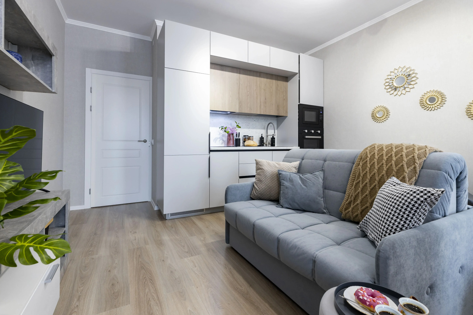 Квартира Уютная дизайнерская студия рядом с Экспофорумом Спб