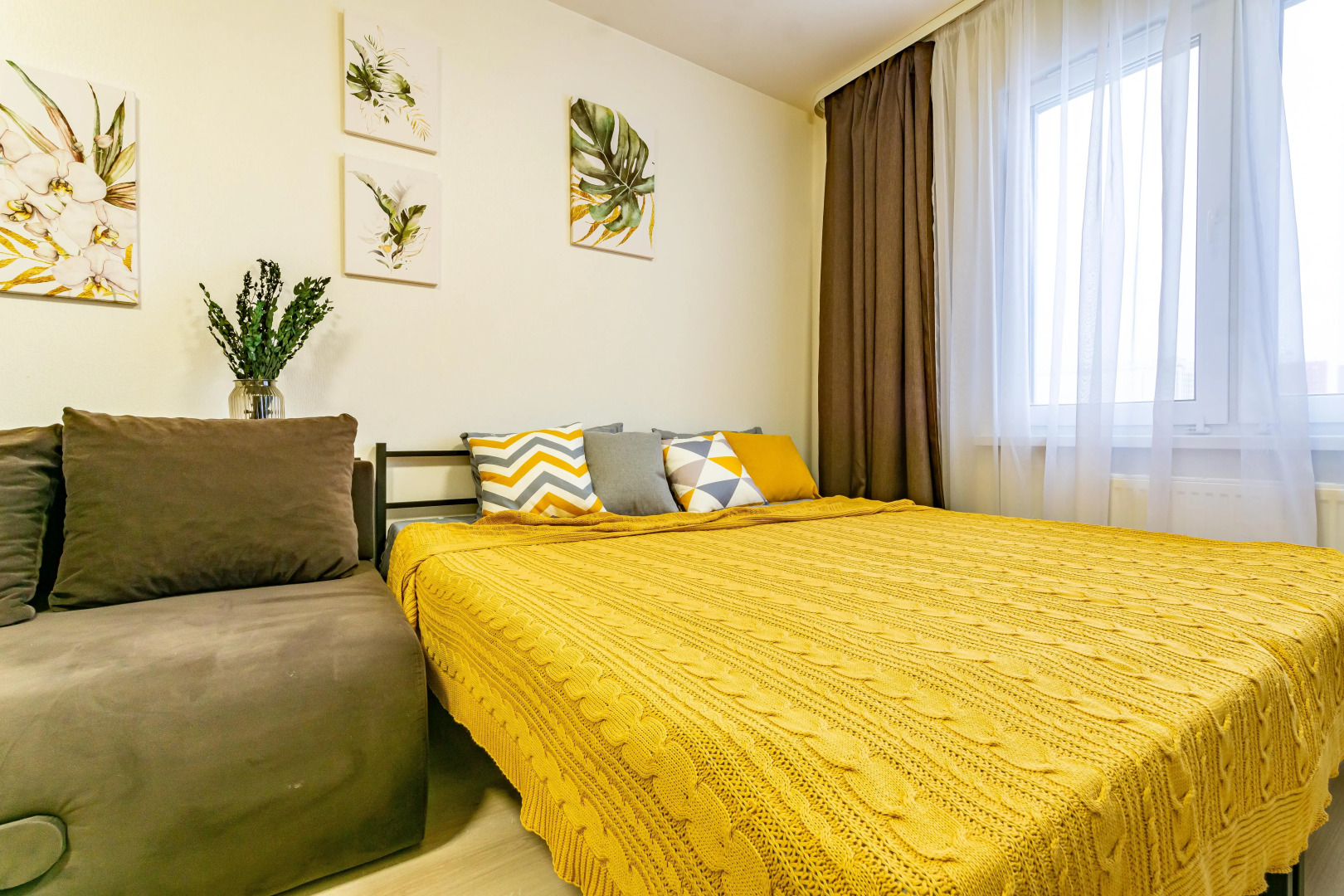 Квартира Студия с видом в современном районе