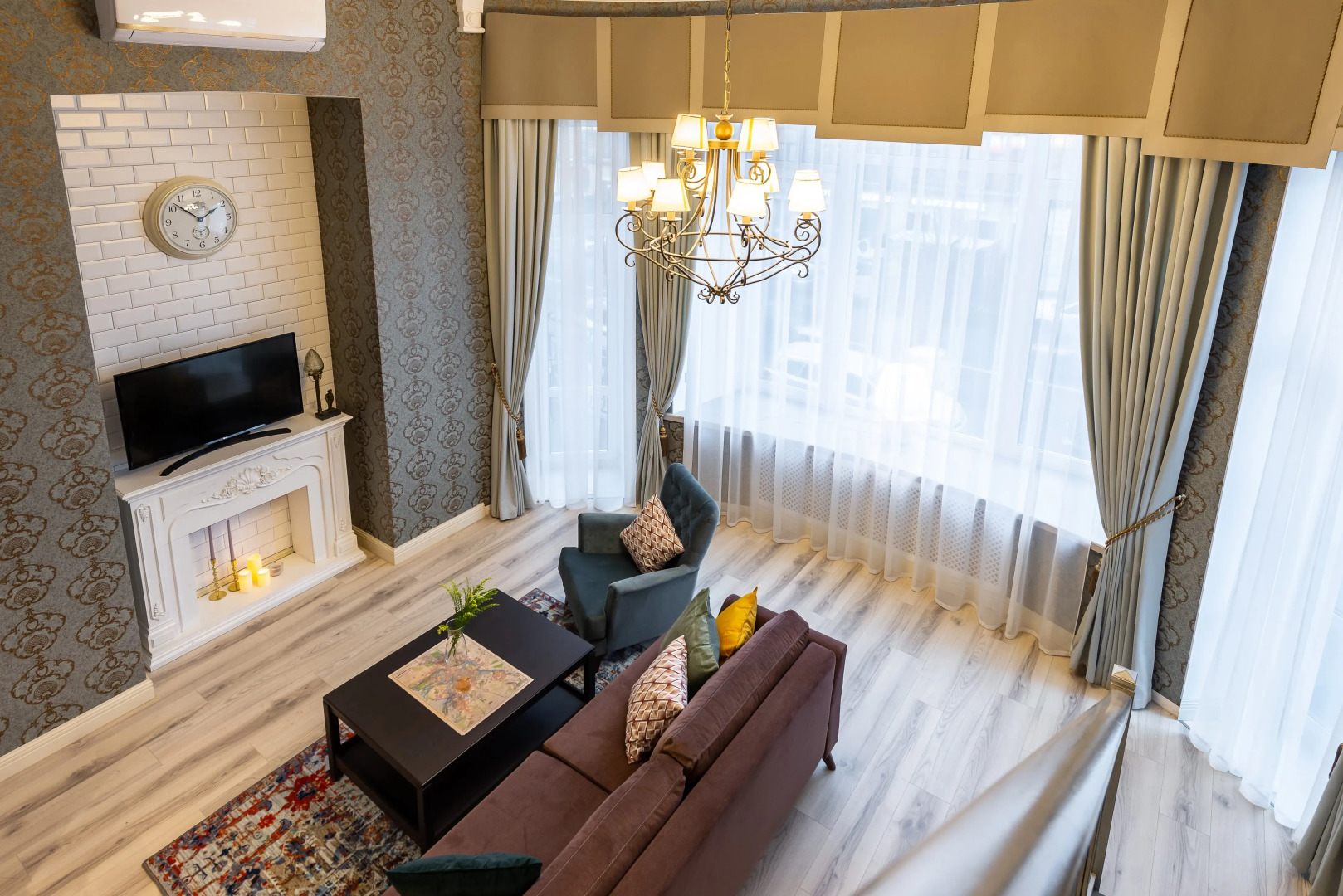 Апартаменты D на Чайковского с одной спальней №2