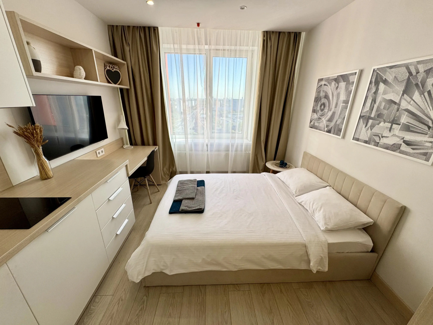 Квартира Уютная Студия с Красивым Видом