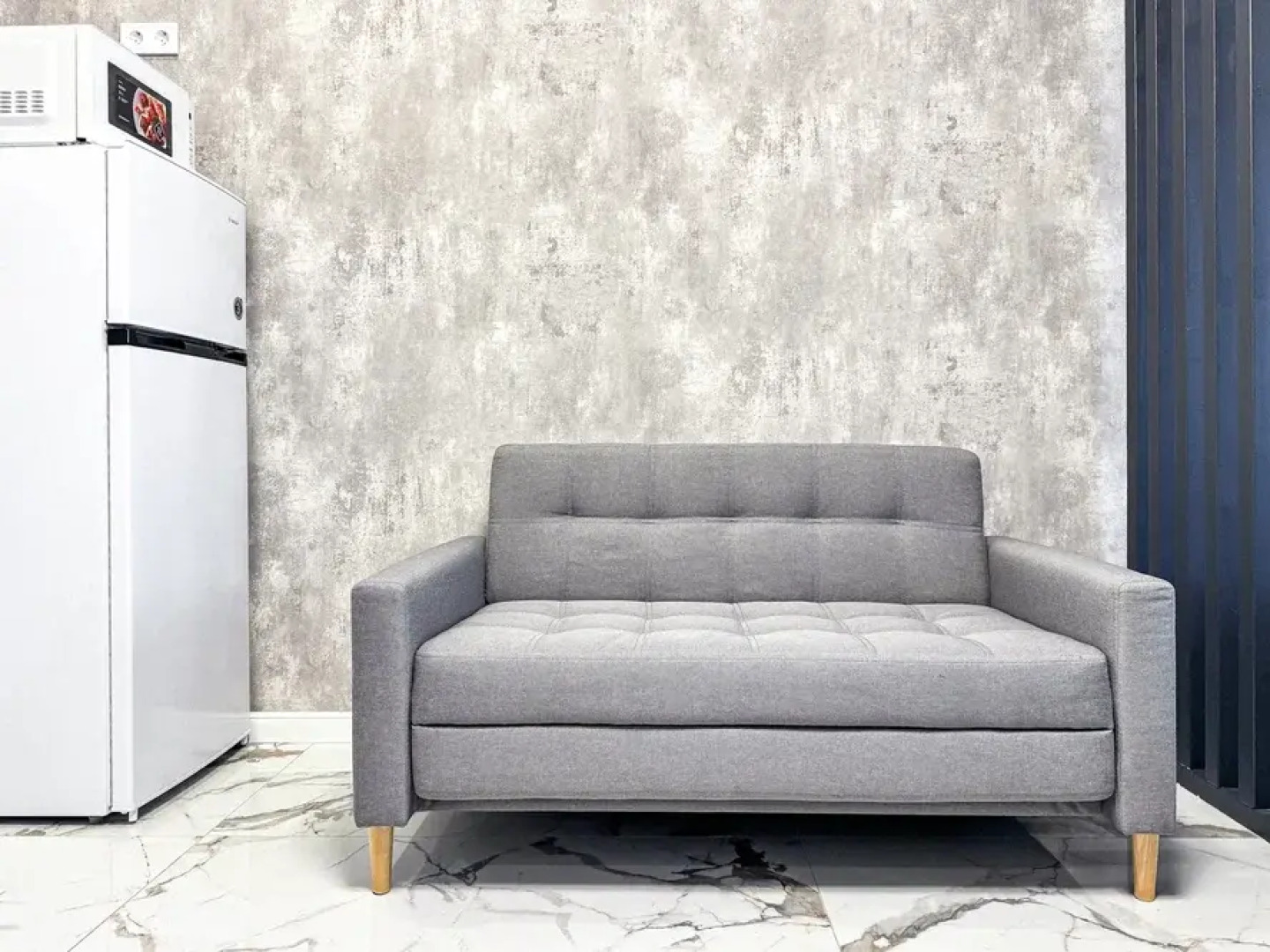 Квартира Уютная студия с балконом в новом доме Крымск Хоум