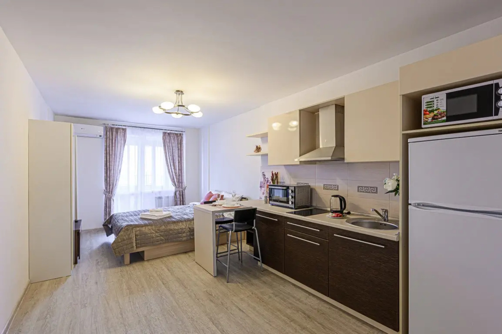 Апартаменты для 2 гостей на Покатной 130/1 на 15 этаже