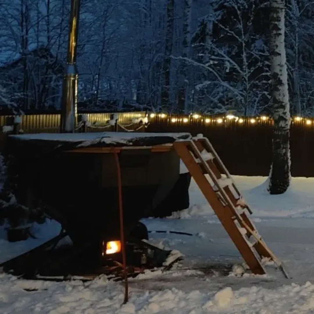 Частный дом Уютный с 3 спальнями и чаном рядом с лесом