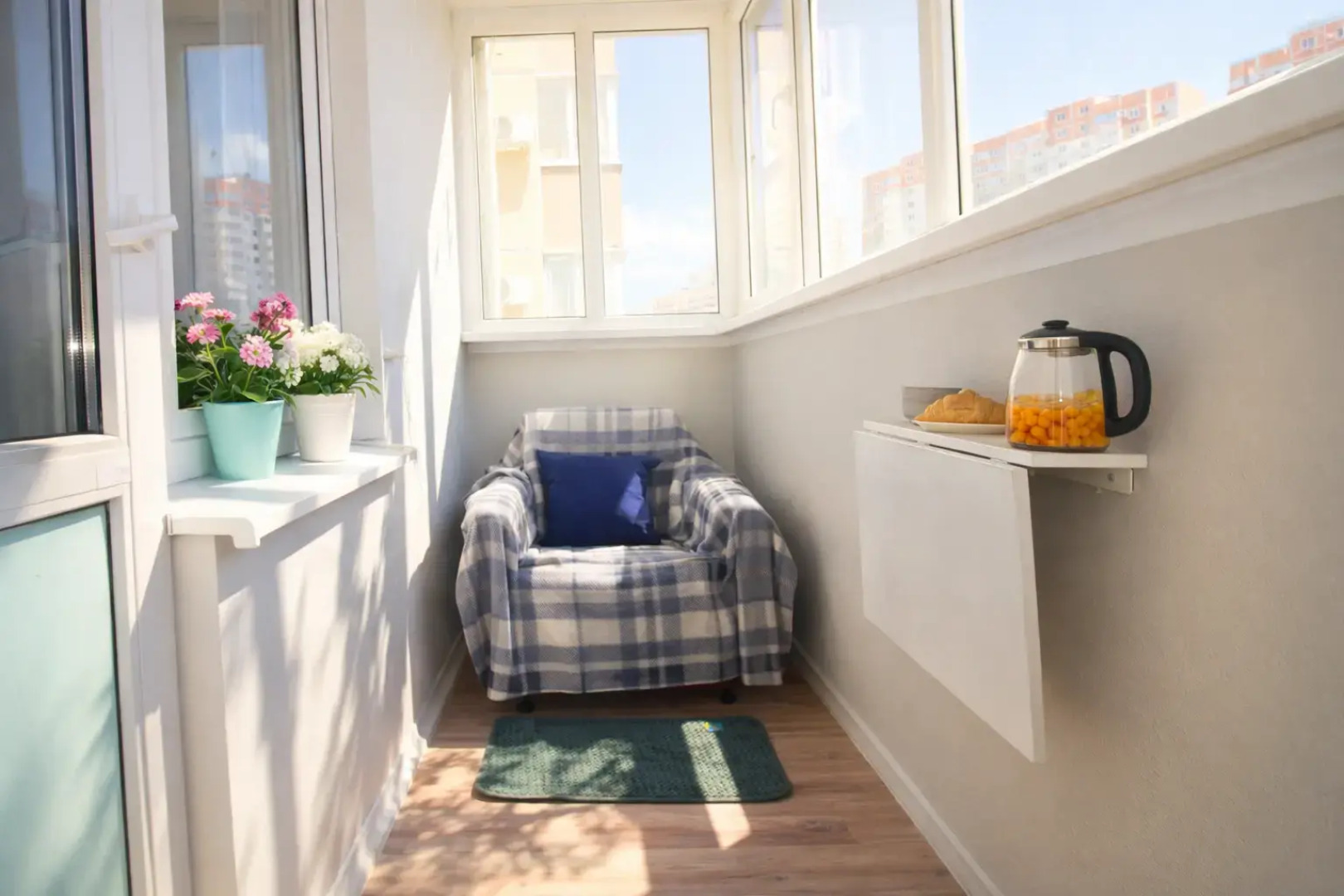 Апартаменты Уютно как дома с балконом