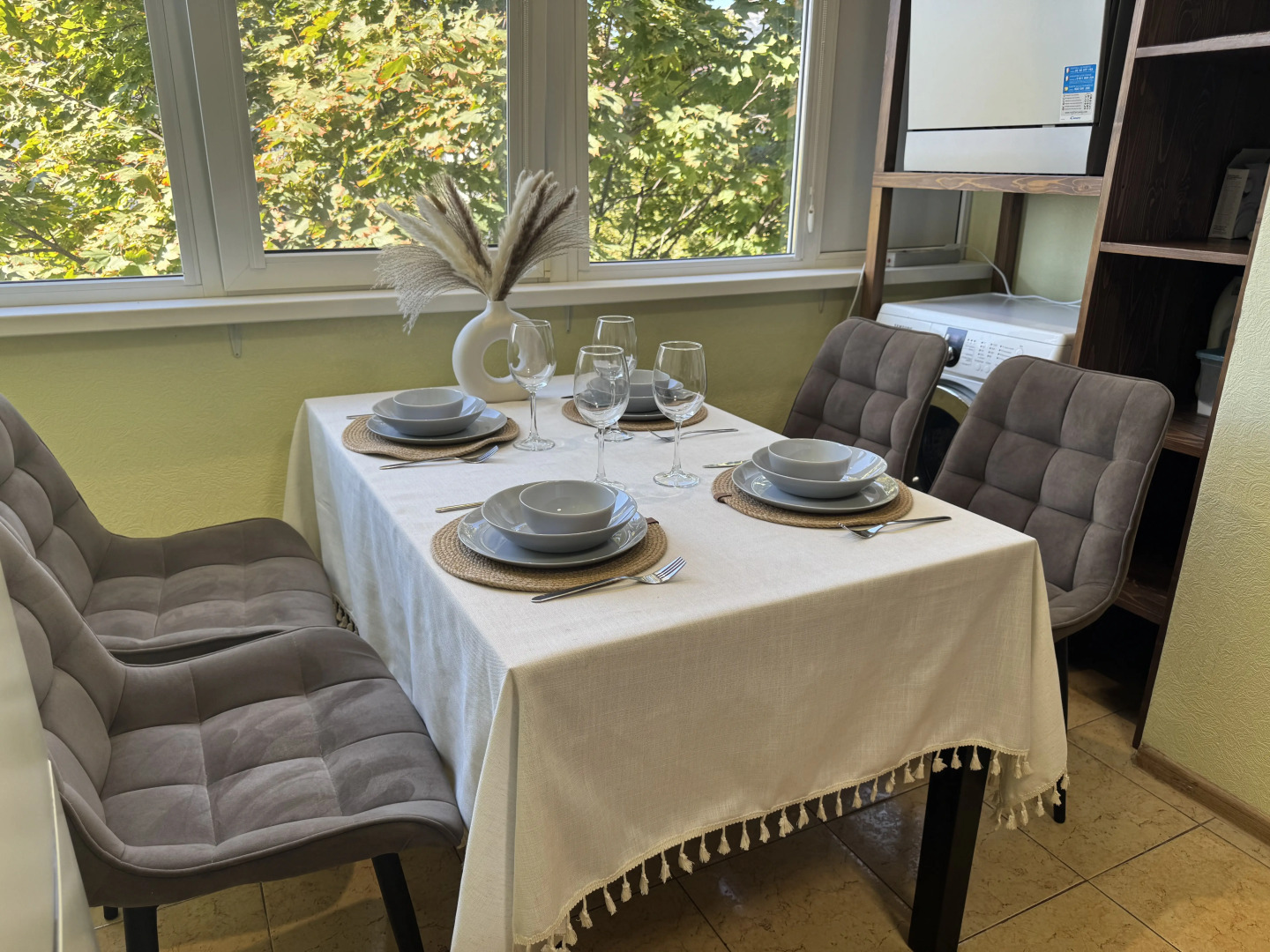 Апартаменты Уютная светлая 2-комнатная квартира с видом на Машук