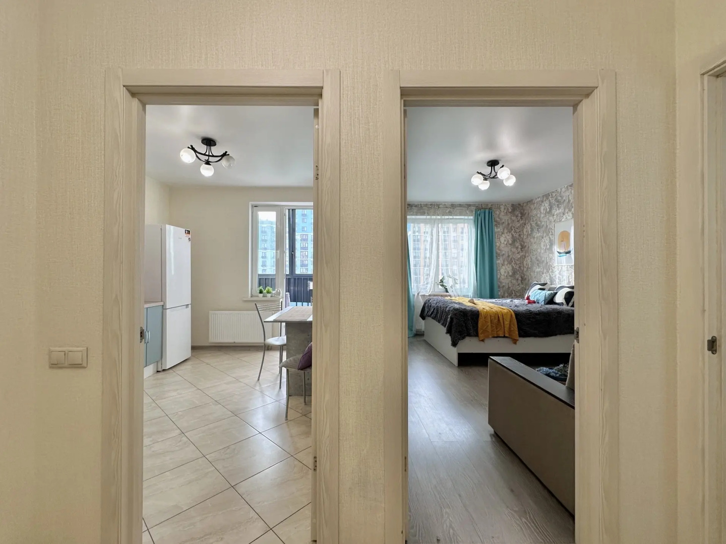 Просторная квартира Sunmarine  на метро Солнцево