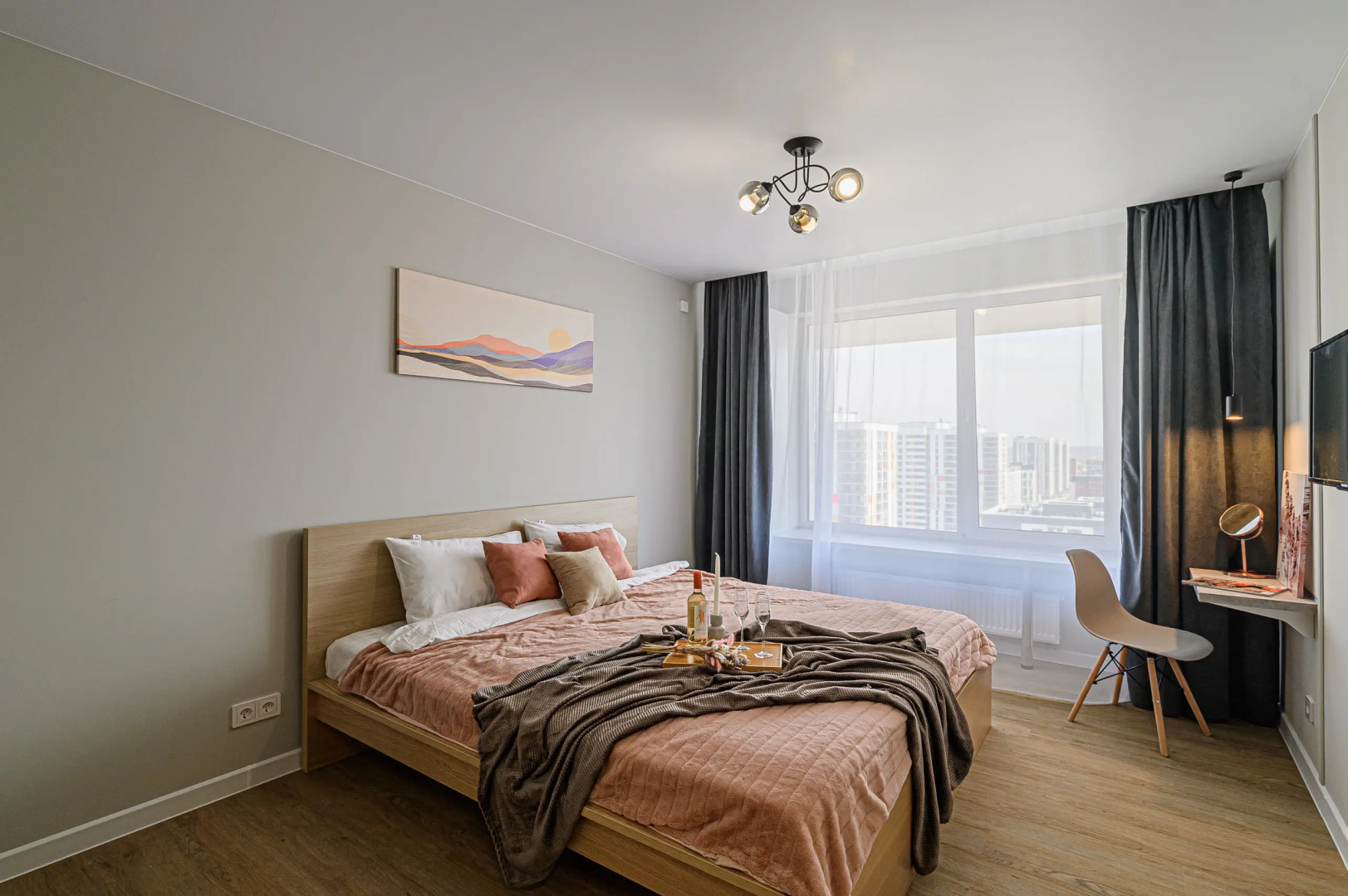 Апартаменты Stepanenkov для Двоих Гостей на Заровного 10 на 14 этаже