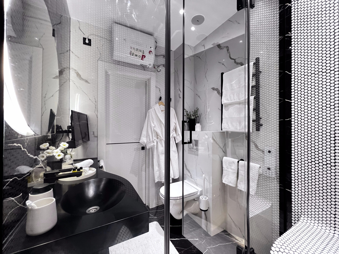 Апартаменты Видовая студия с хаммамом у реки