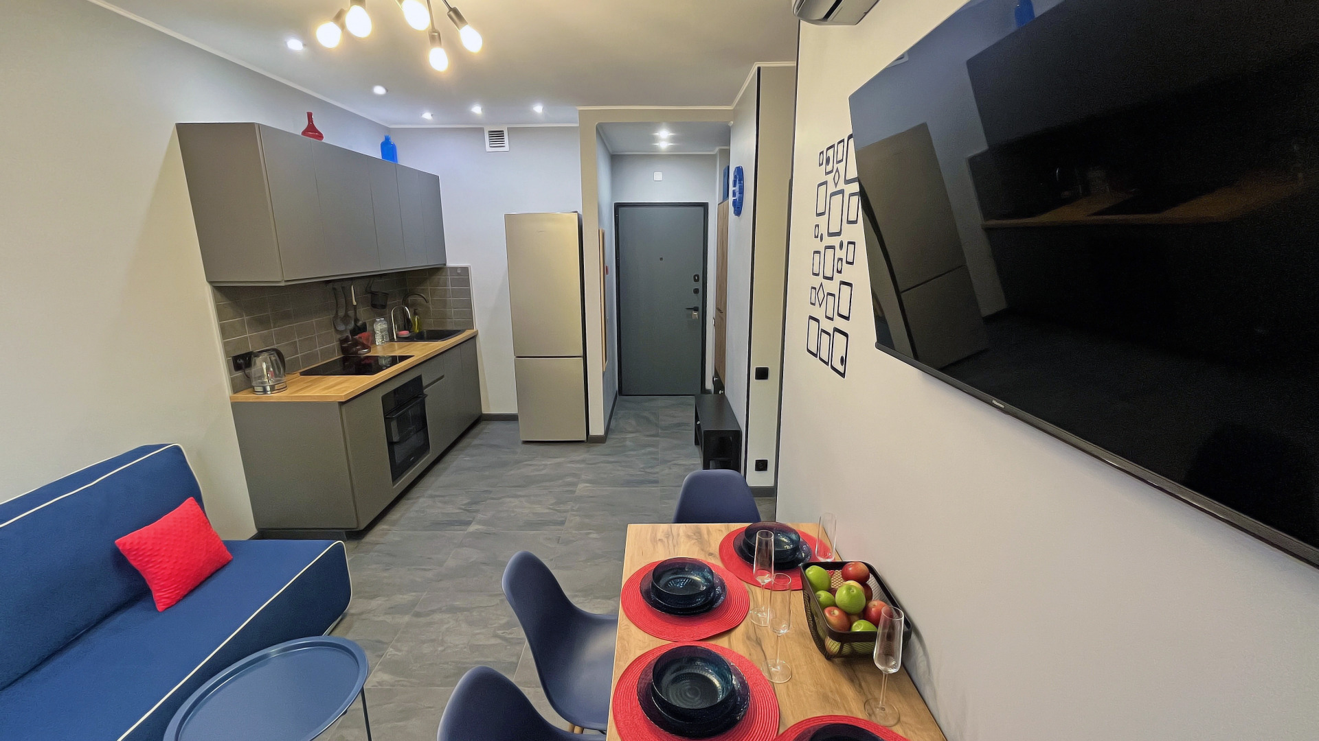 Квартира Уютные апартаменты Prime Blue в ЖК Савеловский Сити в центре Москвы