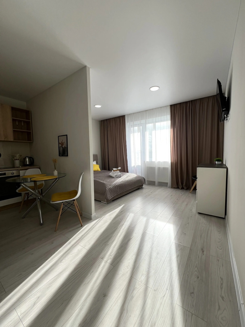 Квартира Студия с двуспальной кроватью