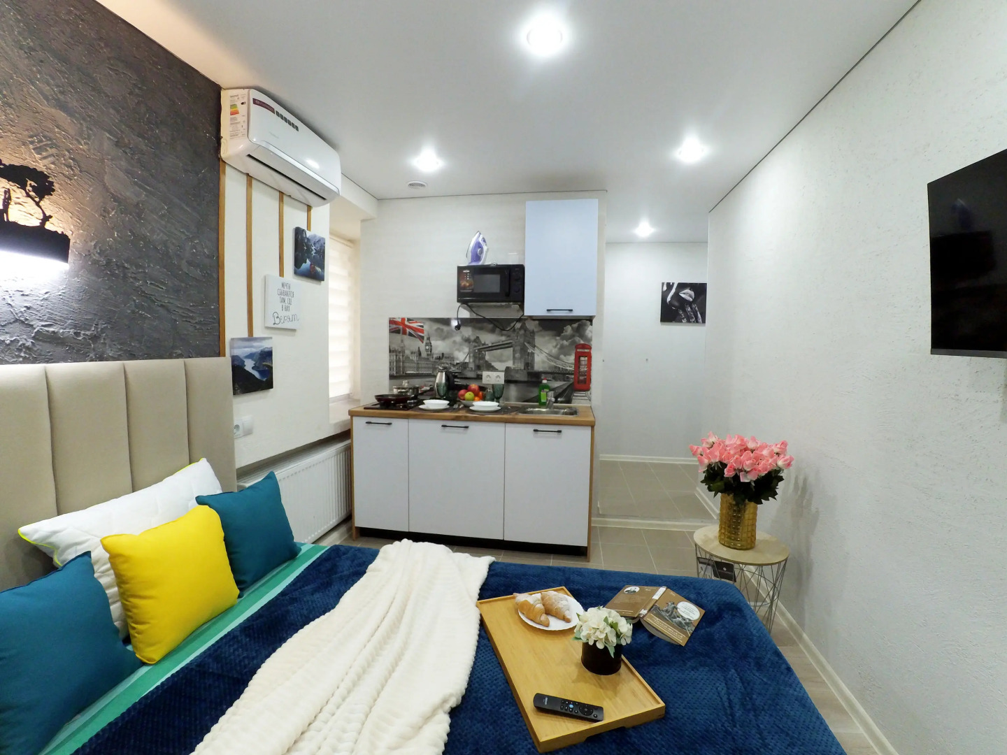 Апартаменты Студия Недалеко от Центра Города