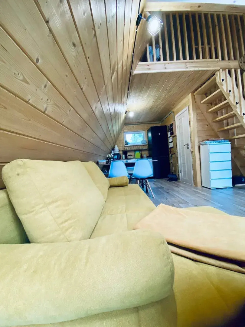 Шале с баней на берегу озера