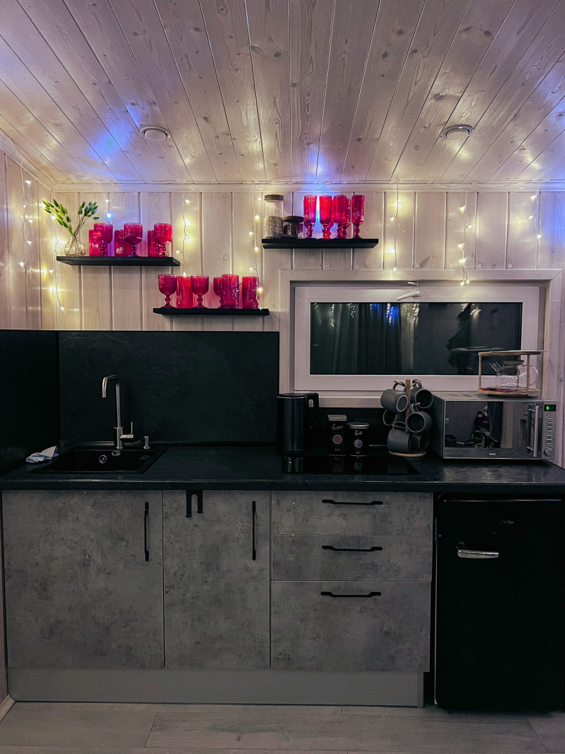 Частный дом  Belov House  с панорамным остеклением у леса