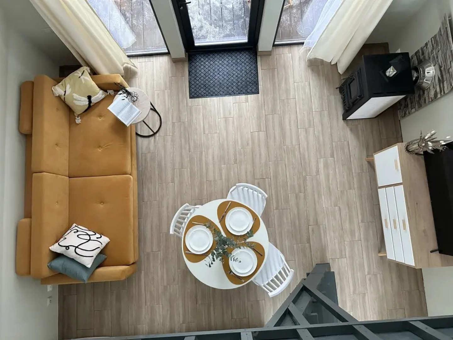 Частный Дом Афрейм с видом на лес №1