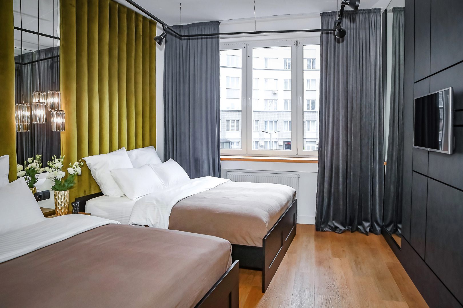 Новые Luxury апартаменты с сауной в самом центре города