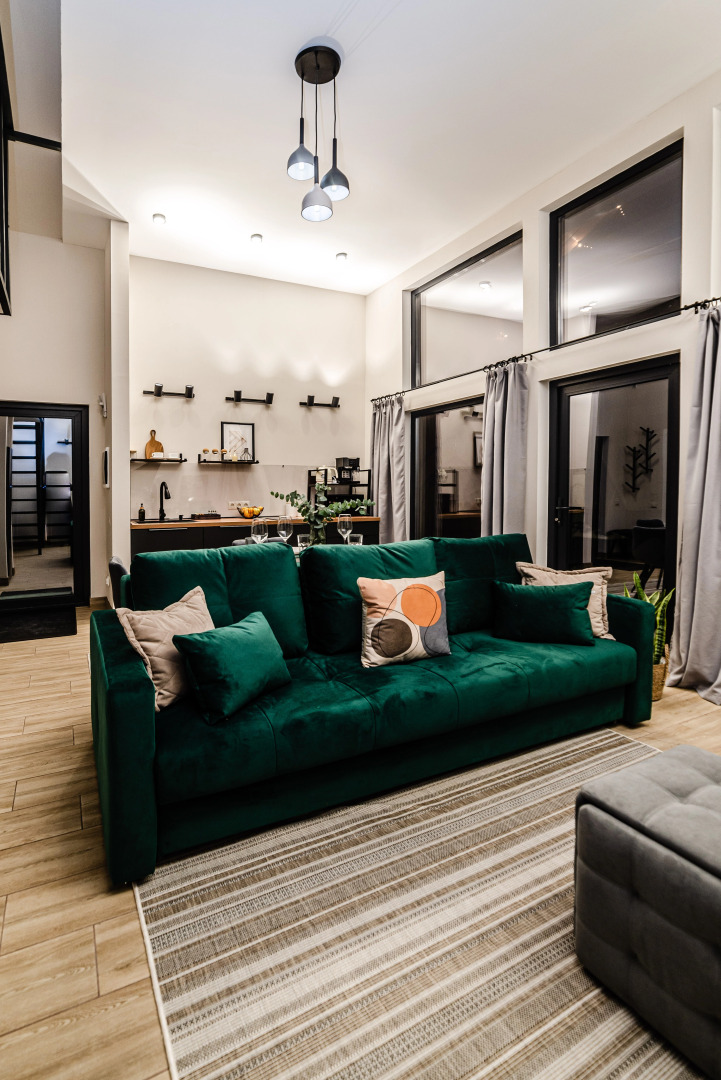 Частный Дом Барнхаус №1 с дровяной баней и горячей купелью, на 7 госте