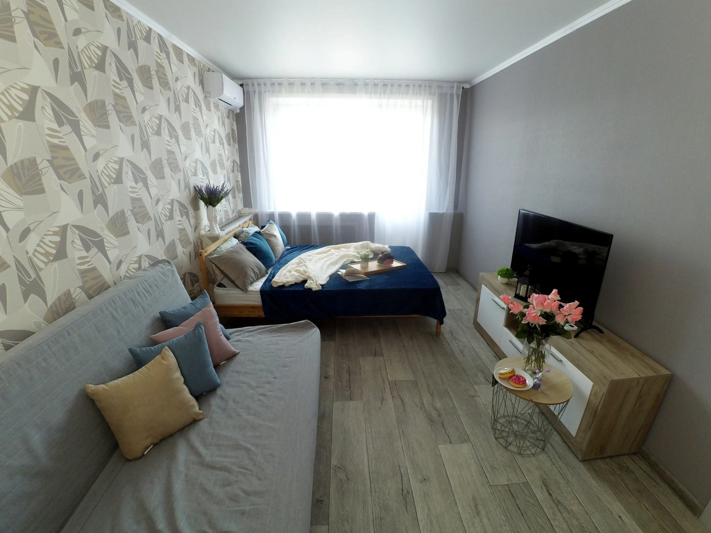 Апартаменты с Ремонтом Рядом с Аквапарком Ривьера