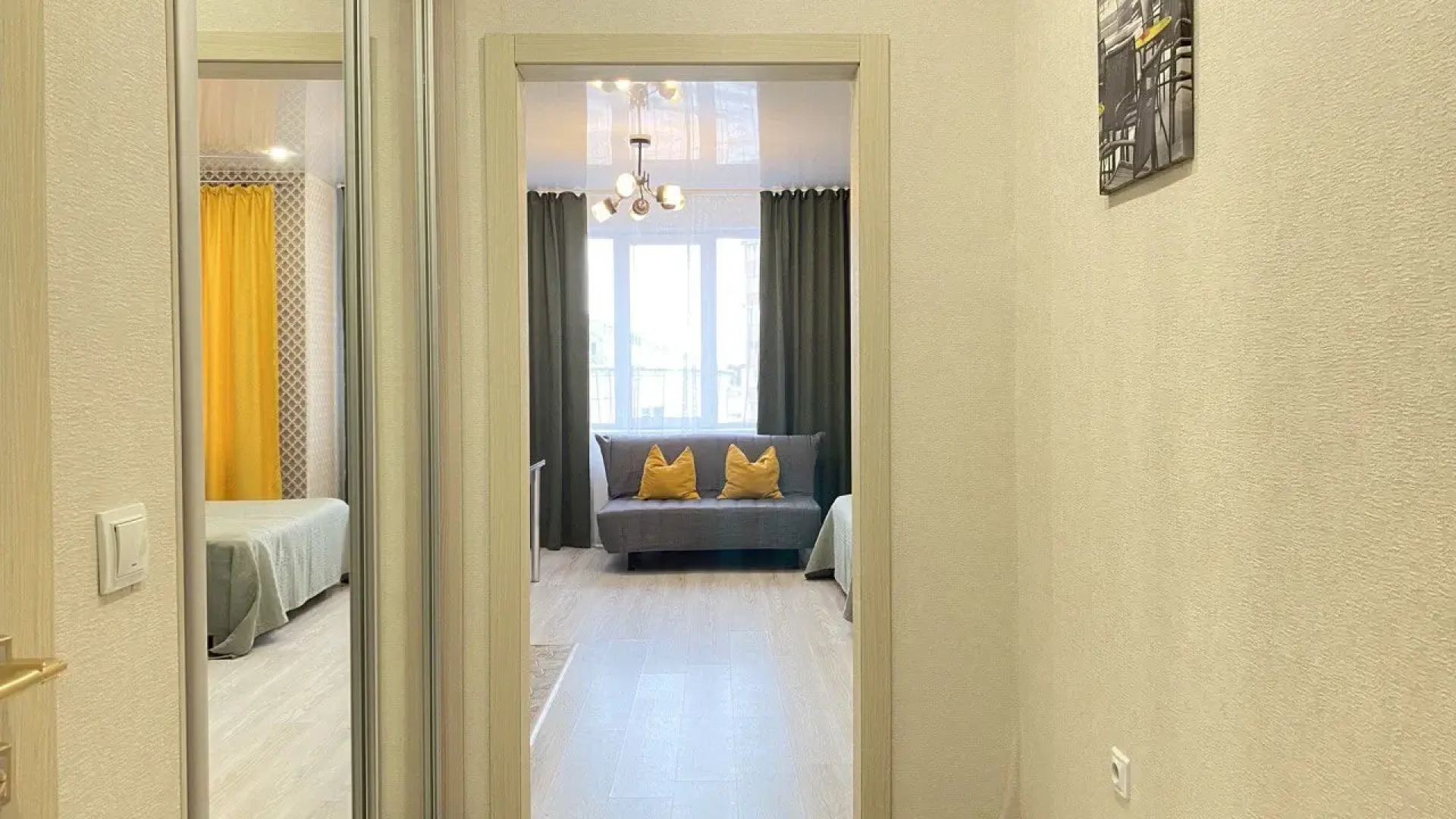 Уютные апартаменты.