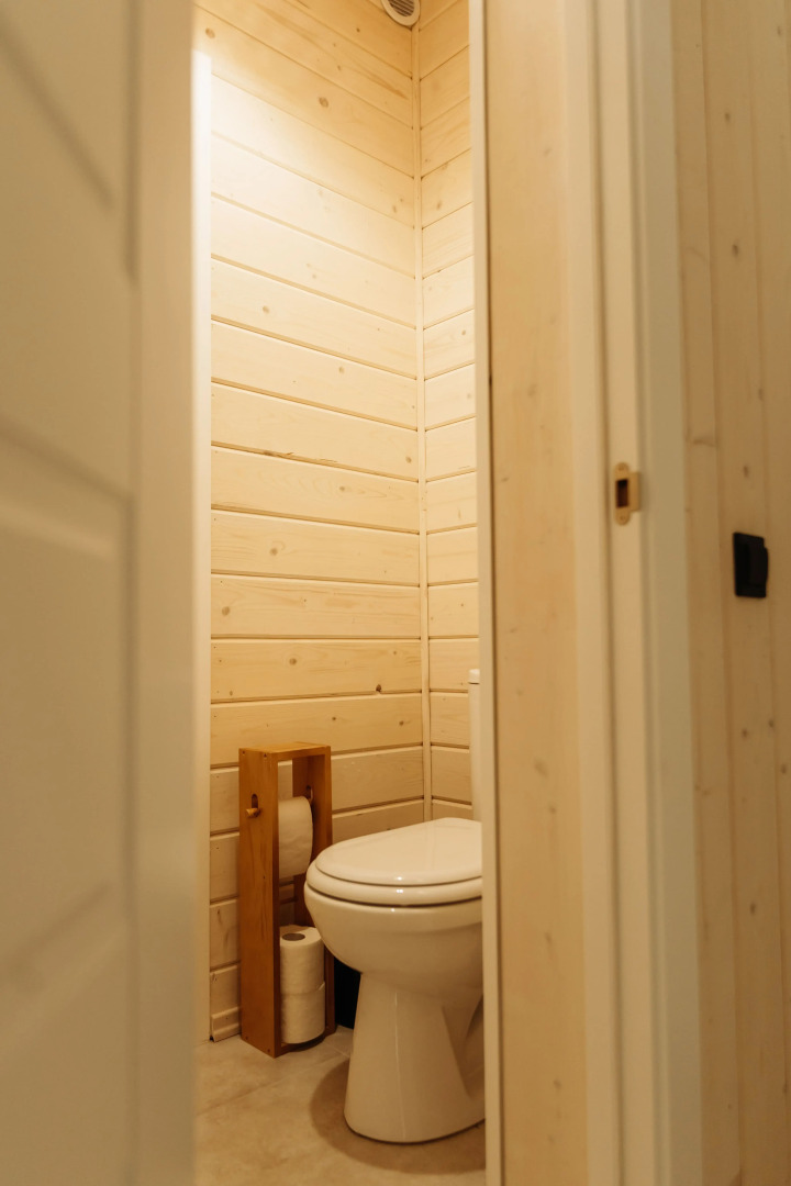 Частный дом Барнхаус в стиле бохо в сосновом лесу