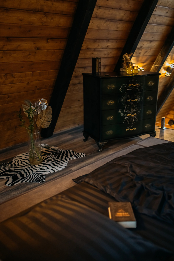 Частный дом A-frame Ванхейм с сибирским чаном