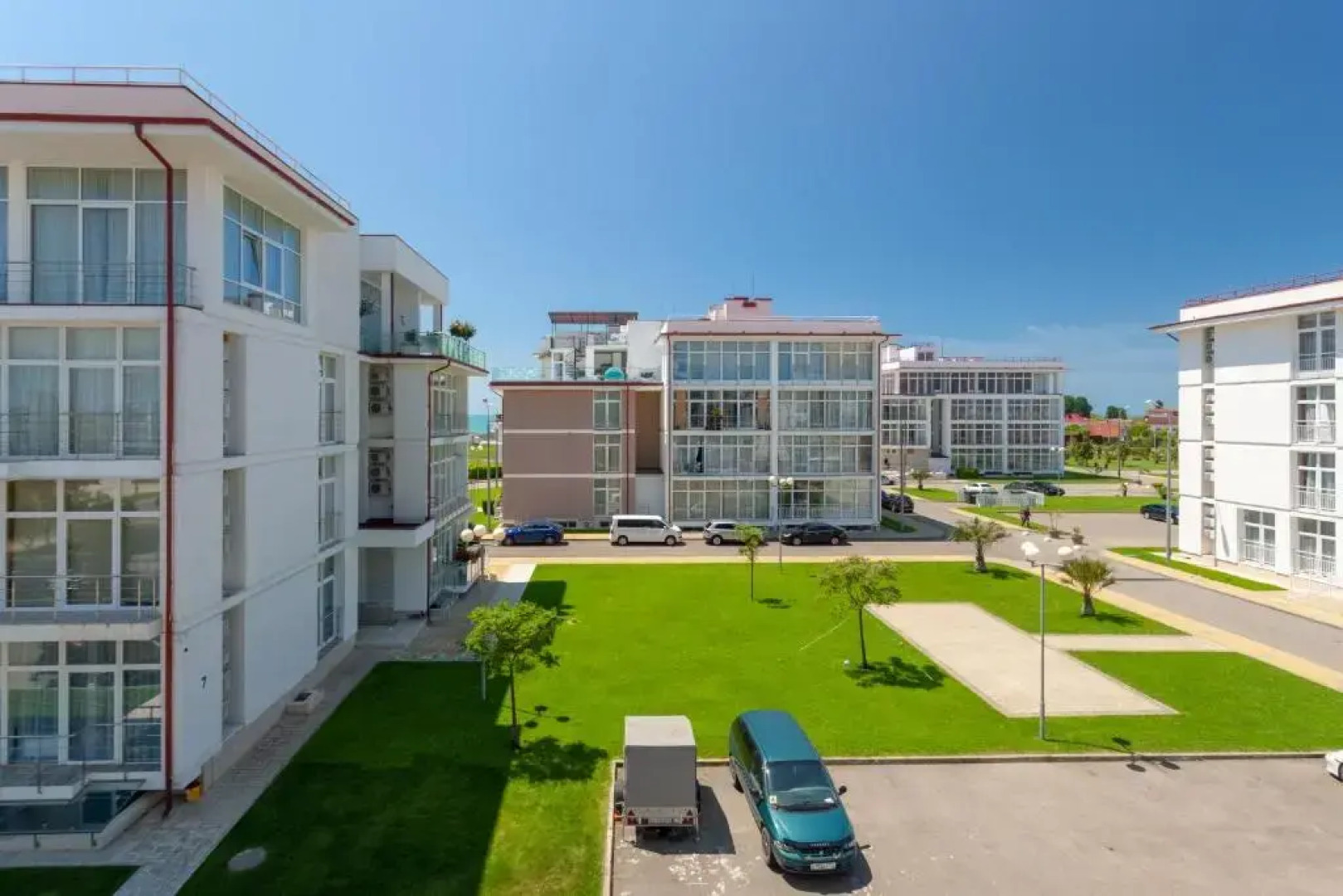 Квартира вместительная с видом на море с тв в каждой комнате и раздельным санузлом