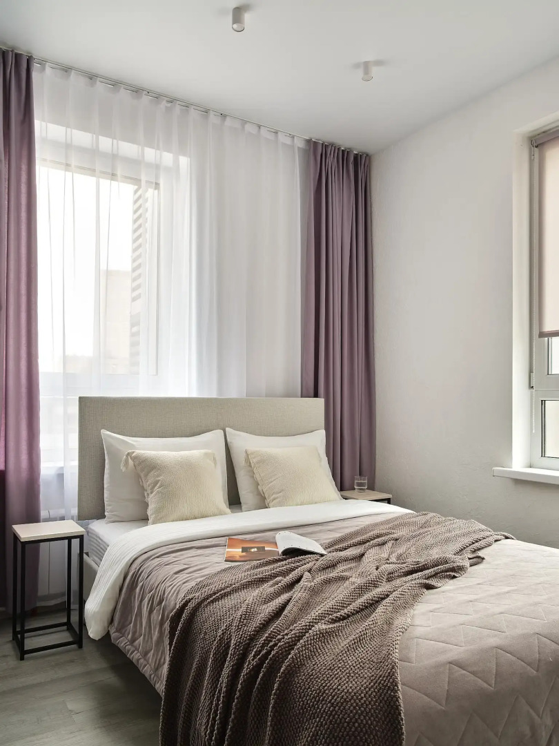 Апартаменты Уютная новая студия у метро Спартак