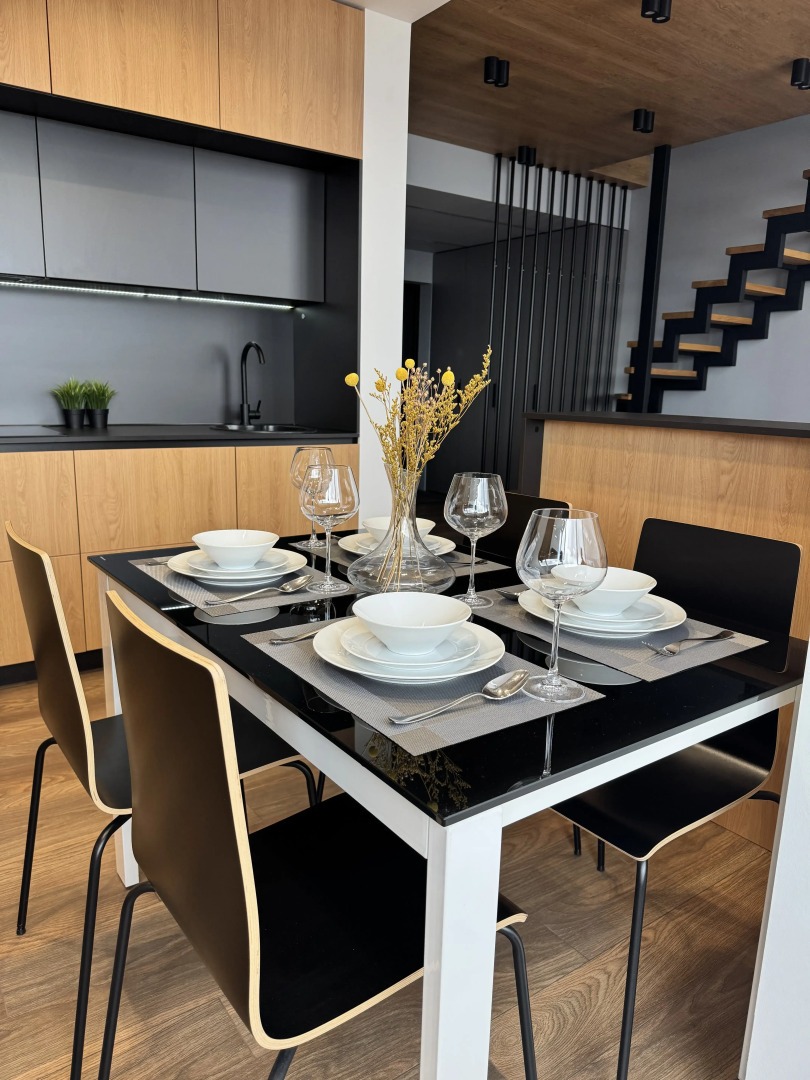 Апартаменты Двухуровневая студия с захватывающим видом на город