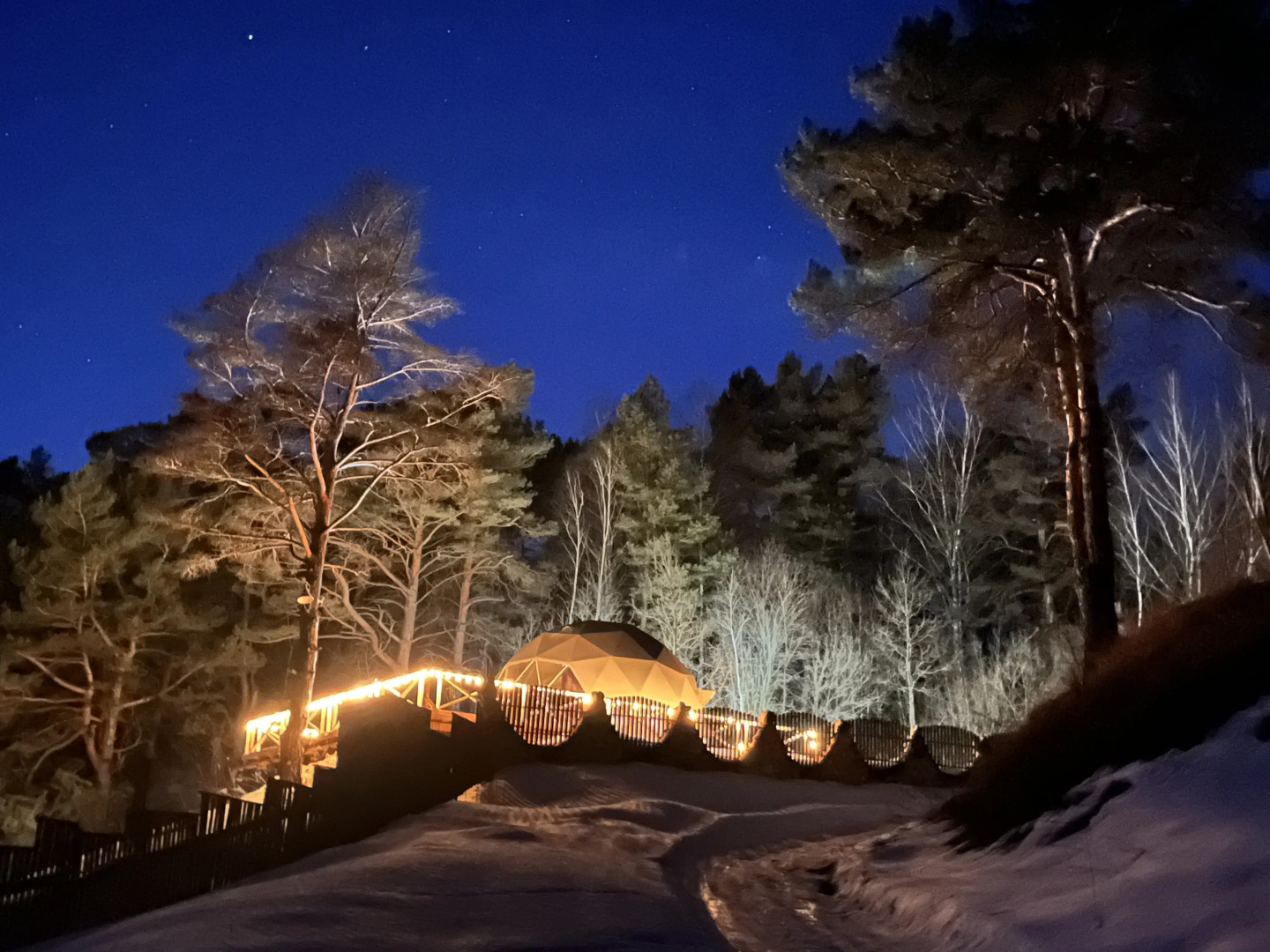 Глэмпинг Глэмпгеокупол "Домик на Оке" Таруса
