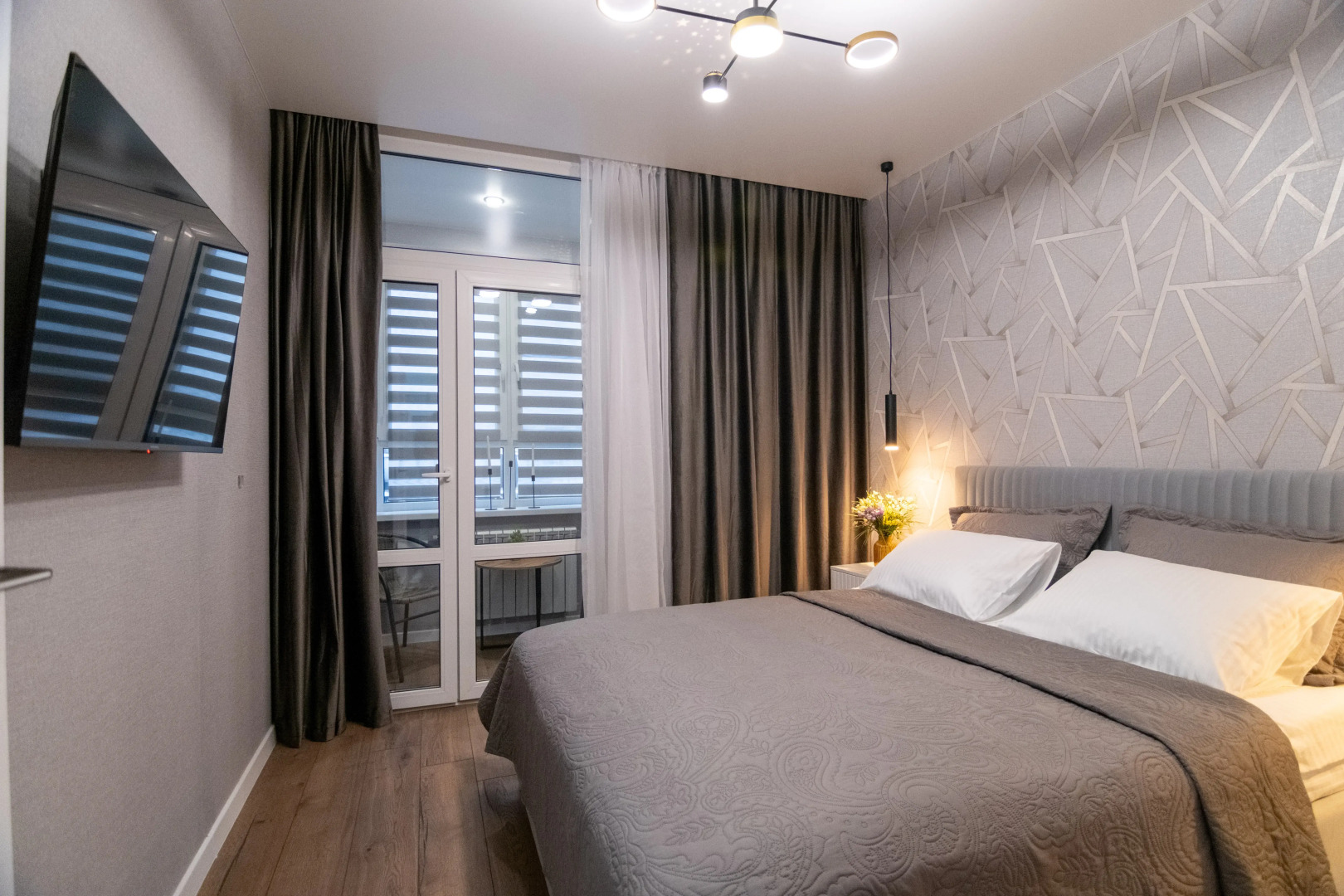 Апартаменты стильная на троих