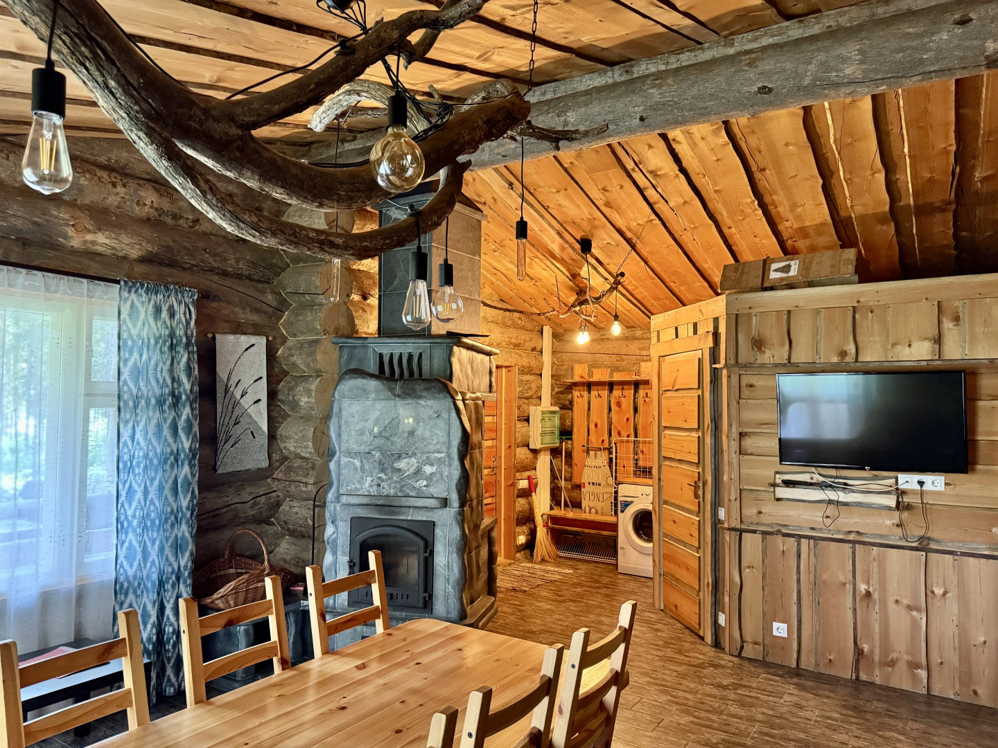 Коттедж Карелия Медвежка с 2 Комнатами и Видом во Внутренний Двор