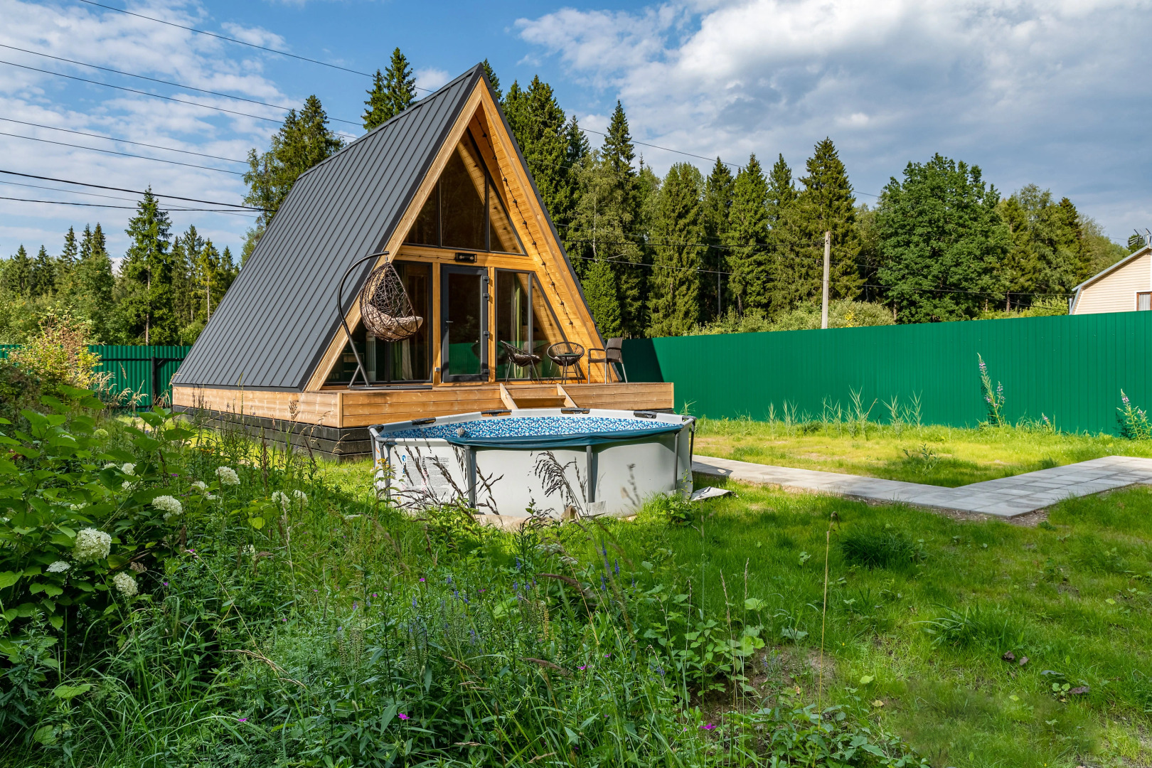 Частный дом InHome24 Уютный дом А-фрeйм Ольховка