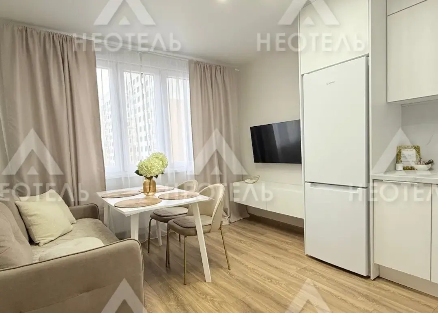 Квартира сети Неотель рядом с Московским проспектом, ОКБ, трассой М4