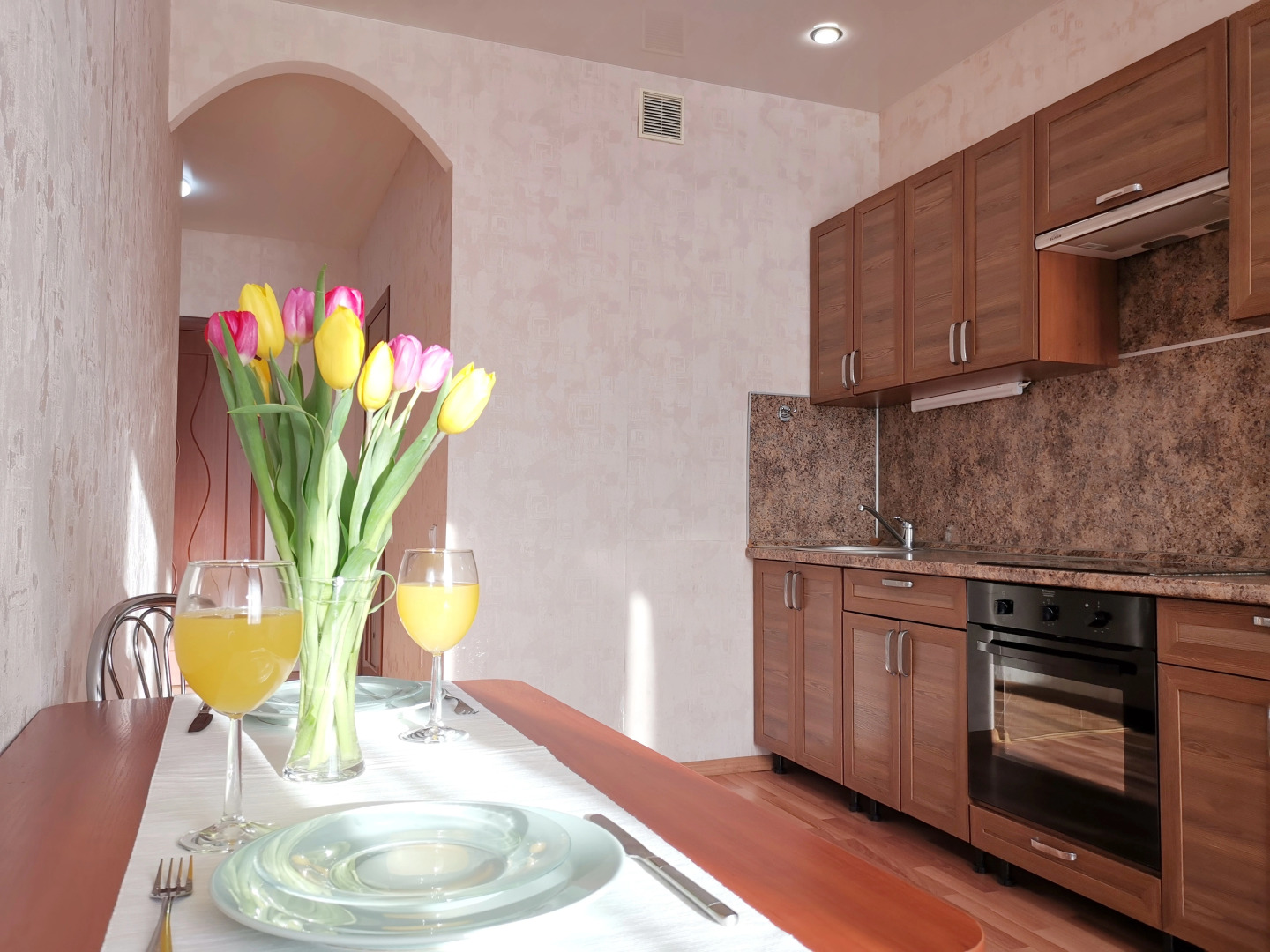 Апартаменты Уютная с видом на Волгу