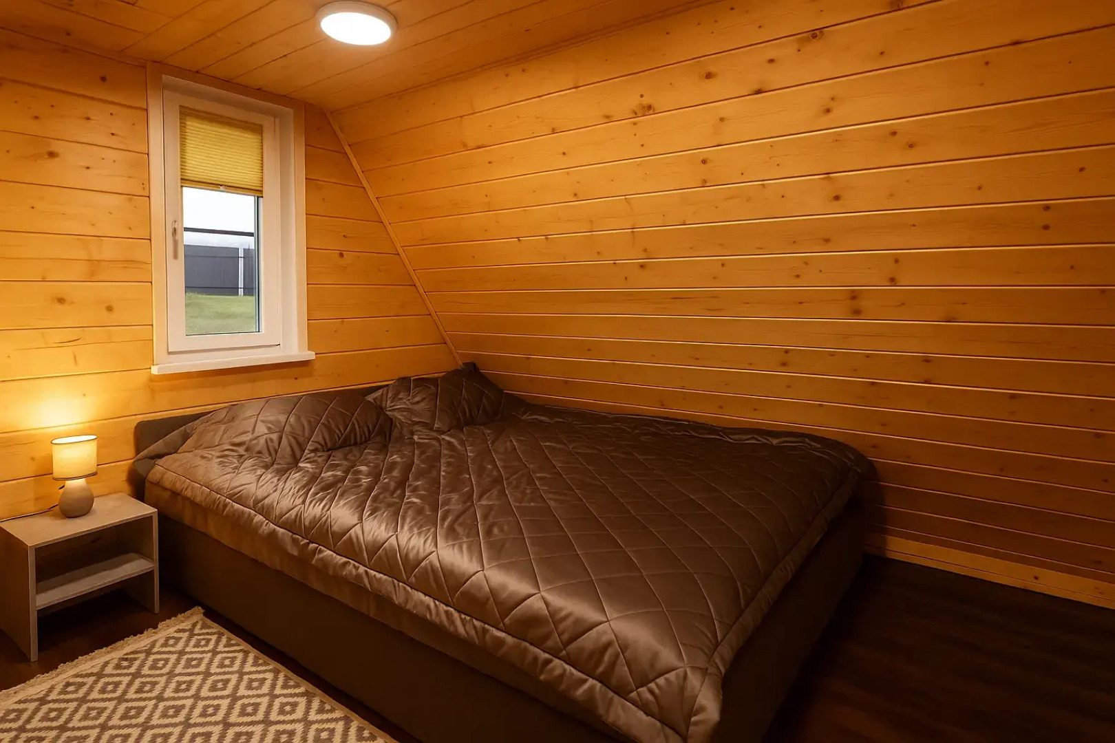 Частный дом A-frame Терракот из дерева 4х местный Ривер Хаус