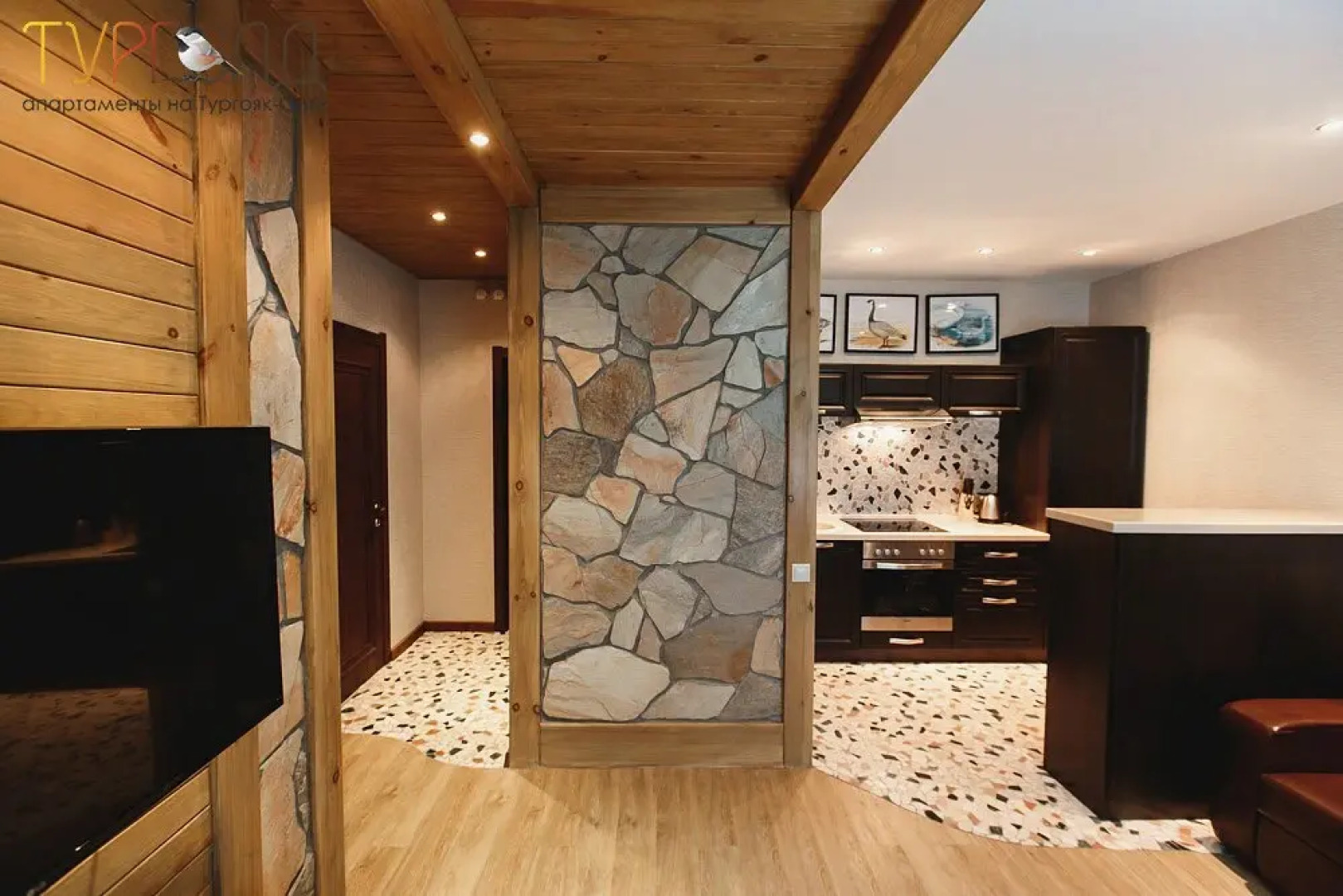 Апартаменты шале в Тургояк-Сити c видом на озеро