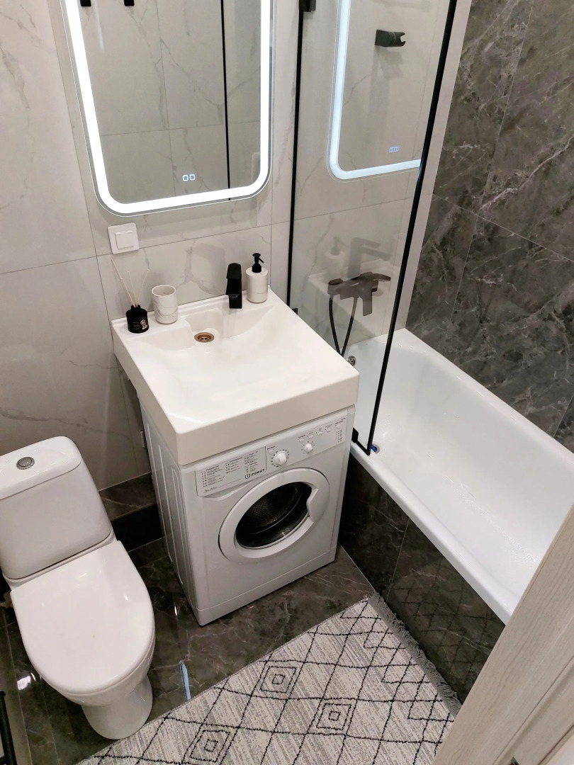 Апартаменты Space Apart Astana С3А - просторная студия с балконом в районе Байтерека