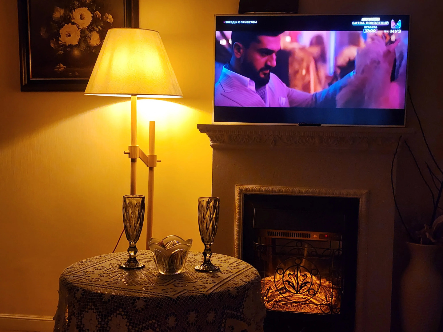 Апартаменты Амалиенау-Адальберт с камином