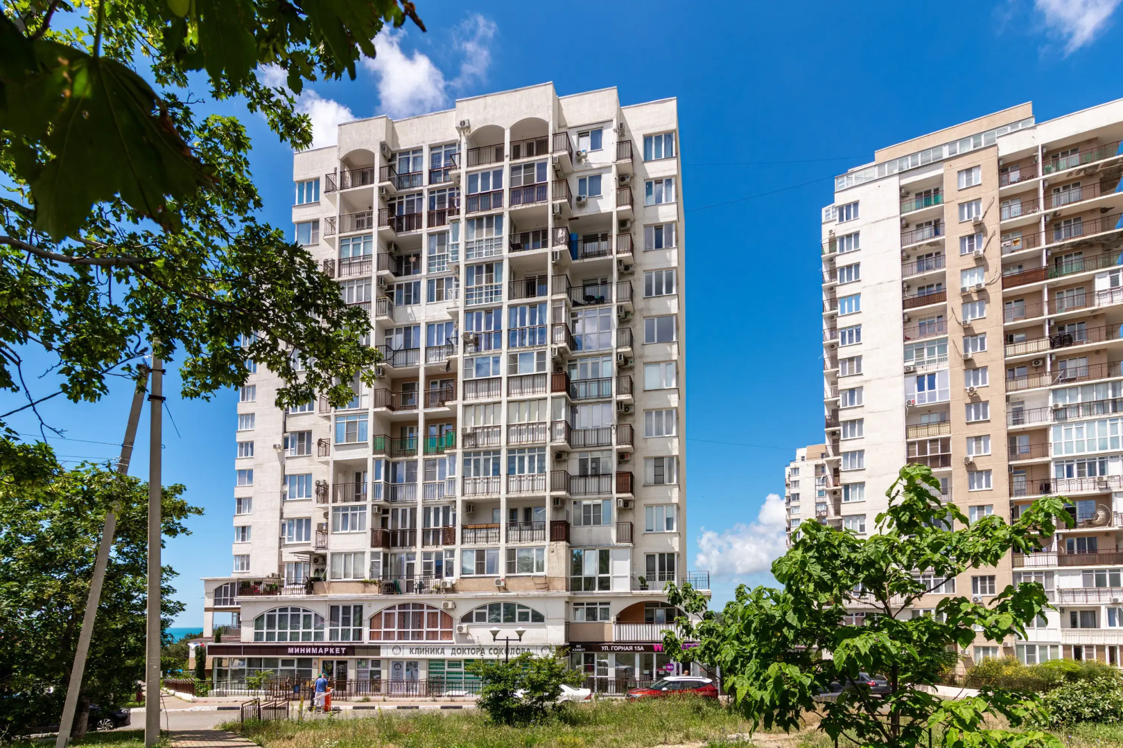 Квартира Евротрешка с видом на горы