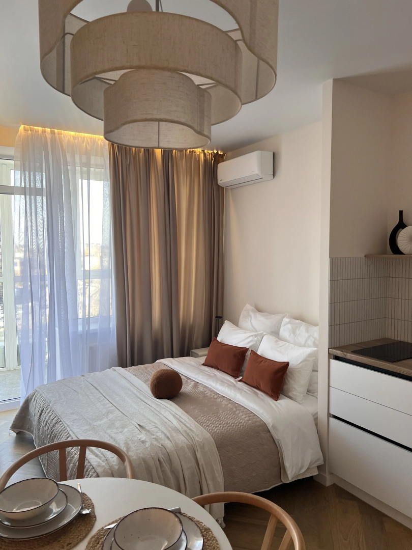 Квартира в Стиле Джапанди с Панорамным Видом