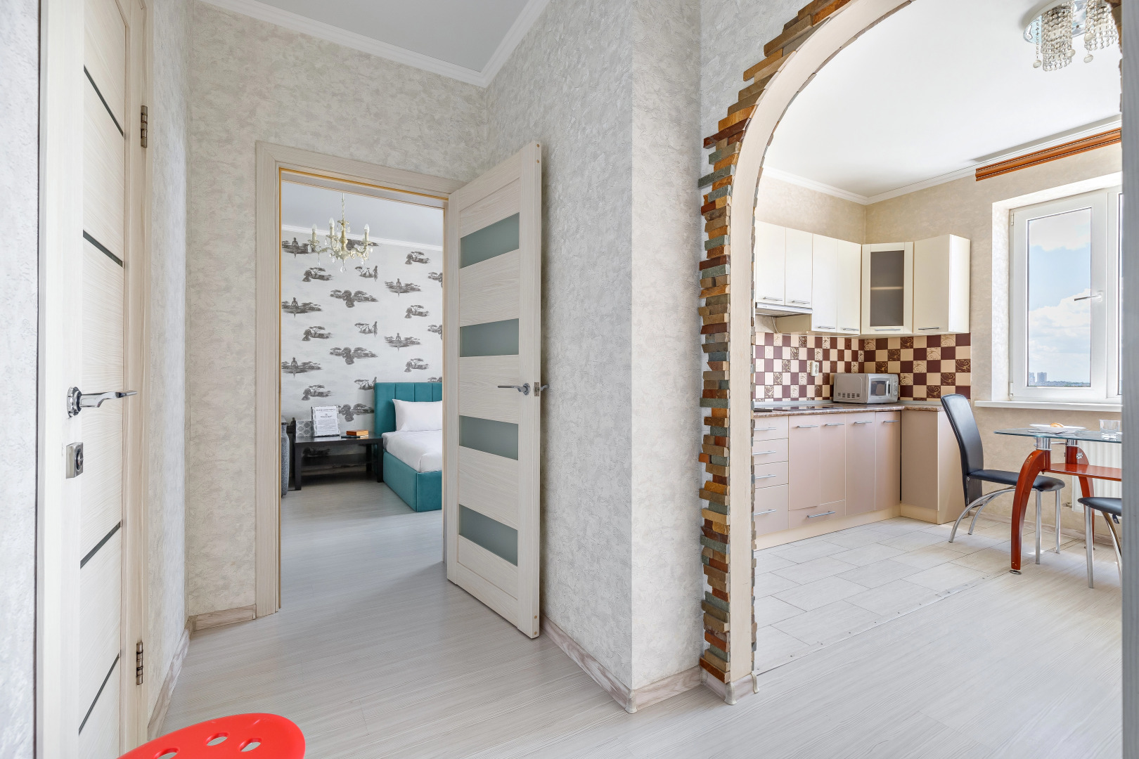 Апартаменты с Видом на Парк и Стадион Краснодар | Как в Европе, Только Дома by Depart Apart