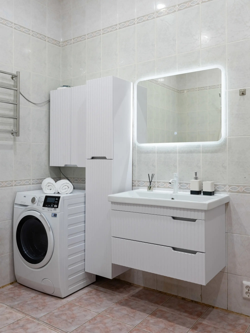 Квартира GM Apartments Новая и тихая Трехкомнатная на Тверской