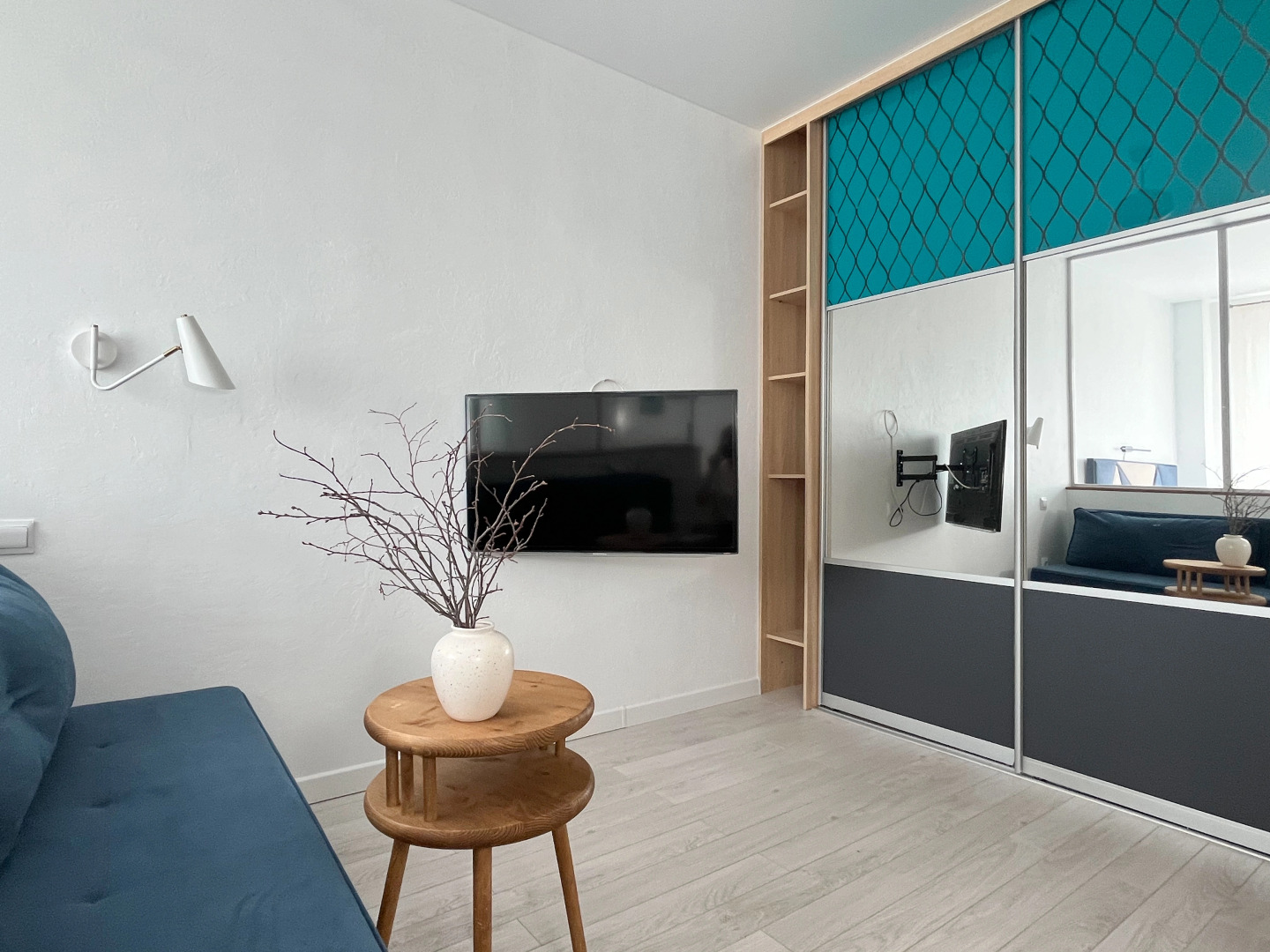 Квартира Однокомнатная квартира с открытым балконом