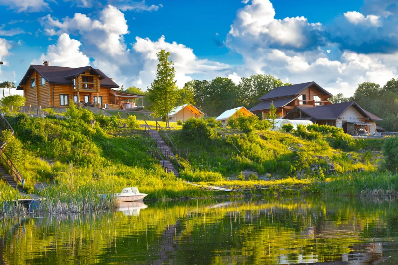 Гостевой Дом Kondjärvi (Кондъярви) в Карелии на берегу озера