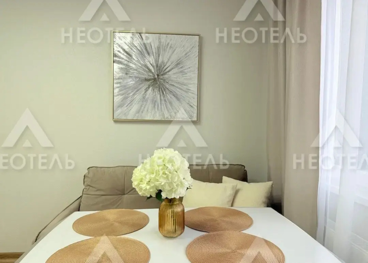 Квартира сети Неотель рядом с Московским проспектом, ОКБ, трассой М4