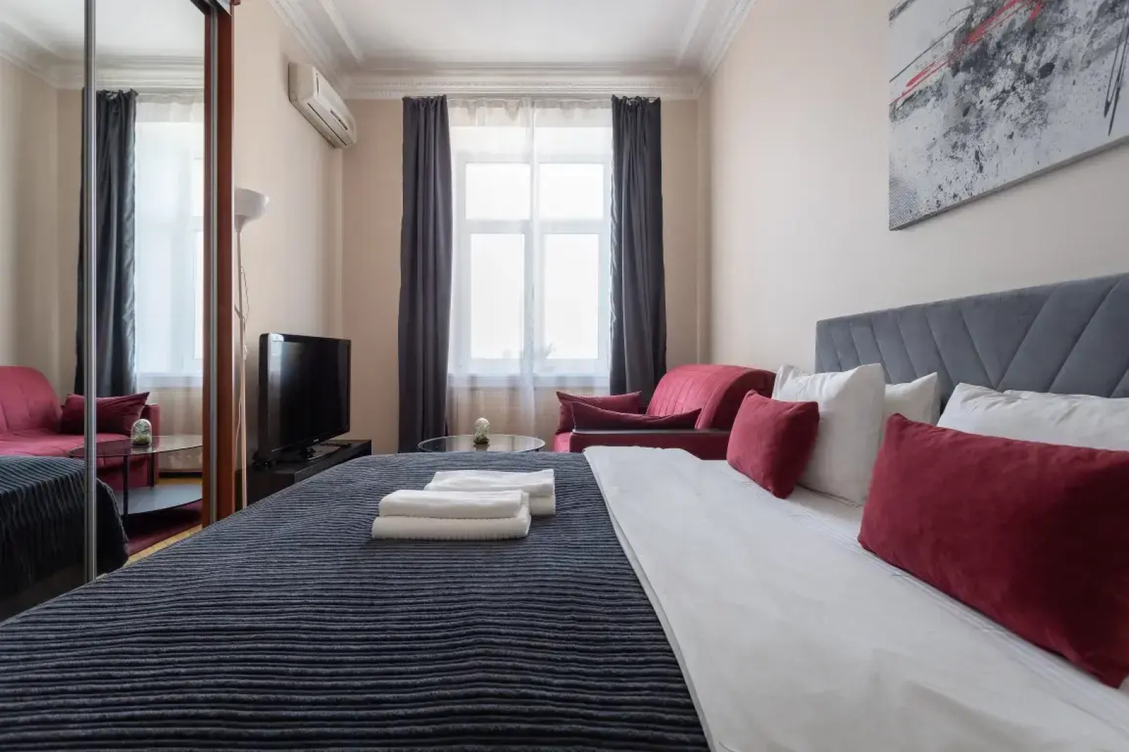 Апартаменты Улучшенные с Видом на Москва-Сити