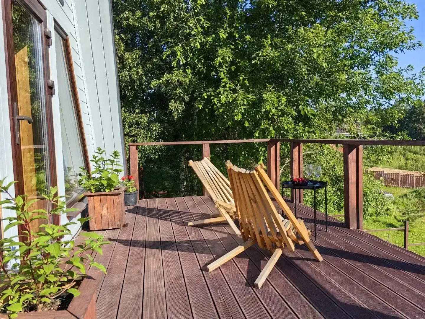 Частный дом A-frame с сауной у Игоры